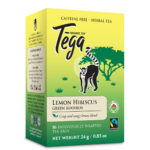 Organic Lemon Hibiscus Green Rooibos Tea 16ct