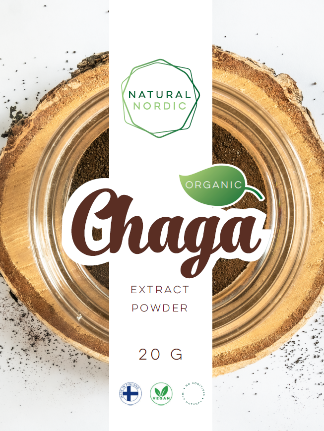 Natural Nordic Chaga extract powder