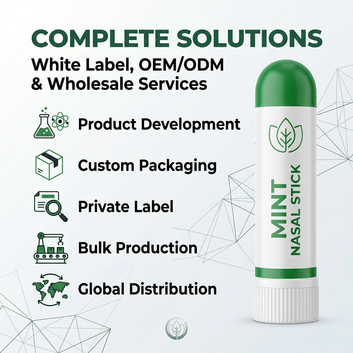 Pure Essential Oil Nasal Inhaler OEM/Wholesale